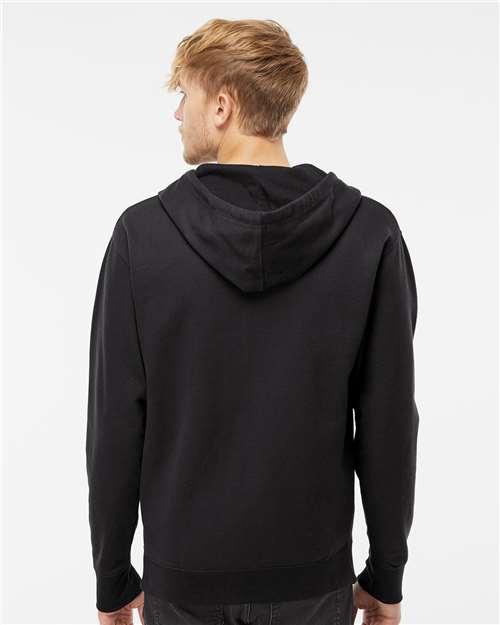 Independent Trading Co. SS4500Z Unisex Midweight Full-Zip Hooded Sweatshirt - Back view