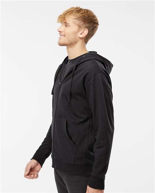 Independent Trading Co. SS4500Z Unisex Midweight Full-Zip Hooded Sweatshirt - Side view