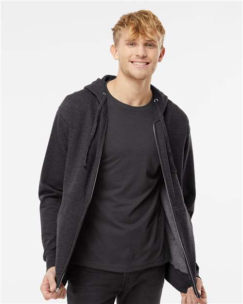 Independent Trading Co. SS4500Z Unisex Midweight Full-Zip Hooded Sweatshirt - Front view