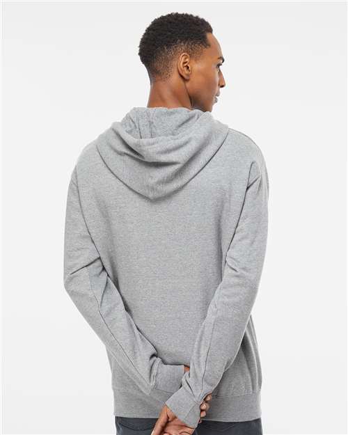 Independent Trading Co. SS4500Z Unisex Midweight Full-Zip Hooded Sweatshirt - Back view