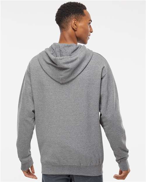 Independent Trading Co. SS4500Z Unisex Midweight Full-Zip Hooded Sweatshirt - Back view