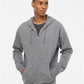 Independent Trading Co. SS4500Z Unisex Midweight Full-Zip Hooded Sweatshirt - Front view