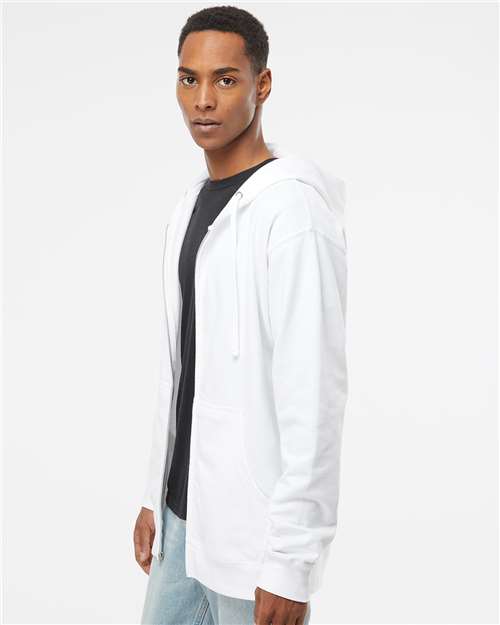 Independent Trading Co. SS4500Z Unisex Midweight Full-Zip Hooded Sweatshirt - Side view