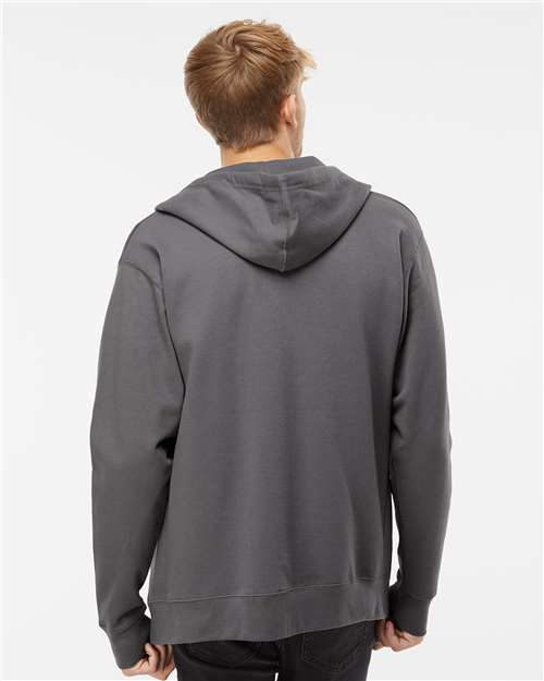 Independent Trading Co. SS4500Z Unisex Midweight Full-Zip Hooded Sweatshirt - Back view