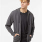 Independent Trading Co. SS4500Z Unisex Midweight Full-Zip Hooded Sweatshirt - Front view