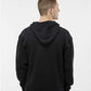 J. America 8830 Men's Sport Lace Hooded Sweatshirt - Back view