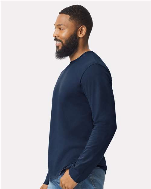 Gildan 64400 Unisex Softstyle? Long Sleeve T-Shirt - Side view