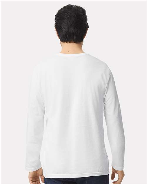Gildan 64400 Unisex Softstyle? Long Sleeve T-Shirt - Back view