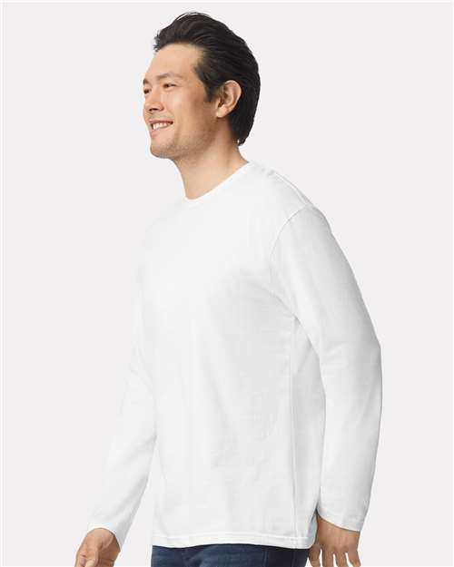 Gildan 64400 Unisex Softstyle? Long Sleeve T-Shirt - Side view