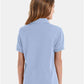 Hanes 054Y Youth EcoSmart? Jersey Polo - Back view