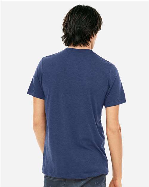 BELLA  CANVAS 3413 Triblend Tee - Back view