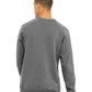 BELLA  CANVAS 3901 Unisex Sponge Fleece Raglan Crewneck Sweatshirt - Back view