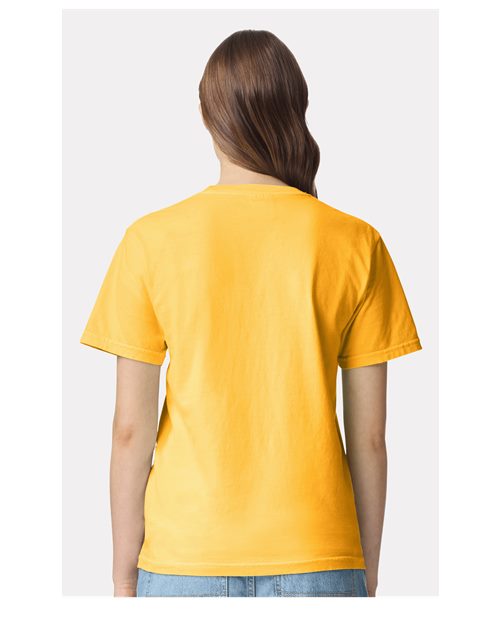 Comfort Colors 1717 Unisex Garment-Dyed Heavyweight T-Shirt - Back view
