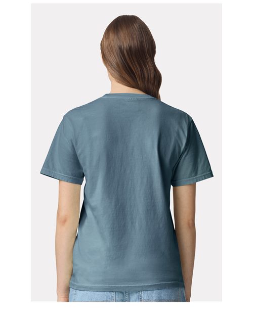 Comfort Colors 1717 Unisex Garment-Dyed Heavyweight T-Shirt - Back view