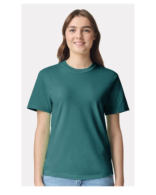 Comfort Colors 1717 Unisex Garment-Dyed Heavyweight T-Shirt - Front view