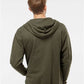 Independent Trading Co. SS4500Z Unisex Midweight Full-Zip Hooded Sweatshirt - Back view