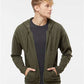 Independent Trading Co. SS4500Z Unisex Midweight Full-Zip Hooded Sweatshirt - Front view