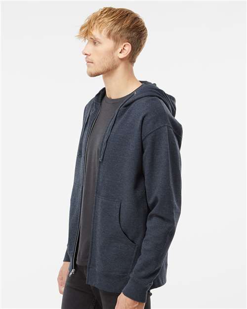 Independent Trading Co. SS4500Z Unisex Midweight Full-Zip Hooded Sweatshirt - Side view