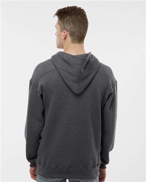 J. America 8830 Men's Sport Lace Hooded Sweatshirt - Back view