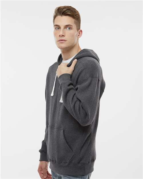 J. America 8830 Men's Sport Lace Hooded Sweatshirt - Side view