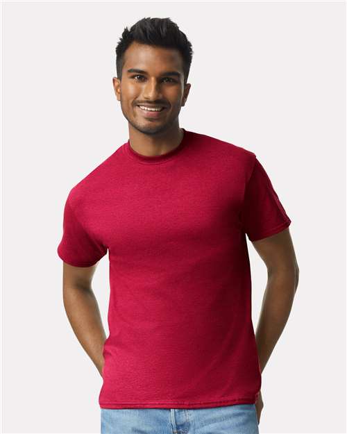 Gildan 2000 Women?s 1X1 Baby Rib Raglan Three-Quarter Sleeve Tee - Front view