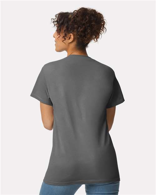 Gildan 2300 Unisex Mineral Wash Long Sleeve T-Shirt - Back view