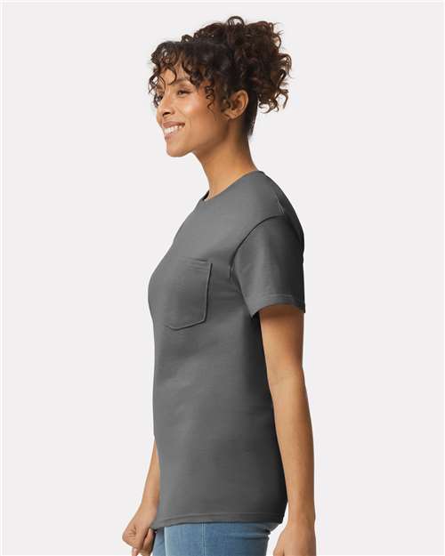 Gildan 2300 Unisex Mineral Wash Long Sleeve T-Shirt - Side view
