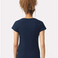 Gildan 64V00L Women's Softstyle? V-Neck T-Shirt - Back view