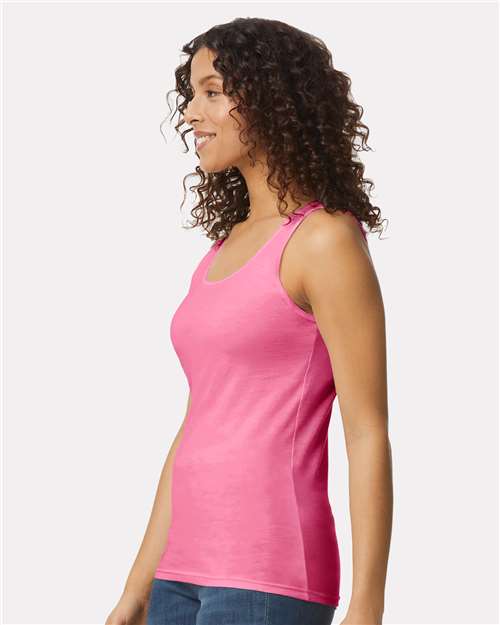 Gildan 64200L Women's Softstyle? Tank Top - Side view