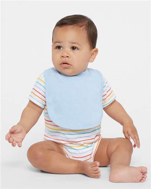 Rabbit Skins 1005 Infant Premium Jersey Bib - Front view