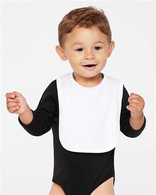 Rabbit Skins 1005 Infant Premium Jersey Bib - Front view