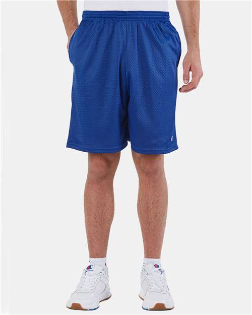 Champion S162 Men's Polyester Mesh 9" Shorts with Pockets