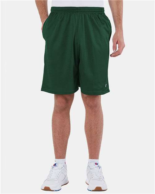 Champion S162 Men's Polyester Mesh 9" Shorts with Pockets