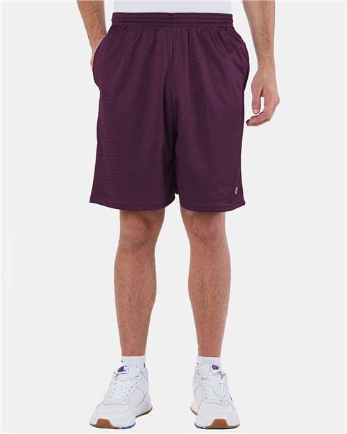 Champion S162 Men's Polyester Mesh 9" Shorts with Pockets