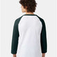 Champion T137 Unisex Raglan Baseball T-Shirt - Back view