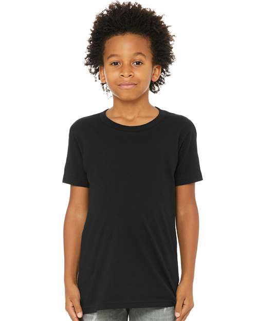 BELLA  CANVAS 3001Y Youth Jersey Tee - Front view