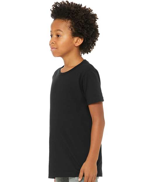 BELLA  CANVAS 3001Y Youth Jersey Tee - Side view