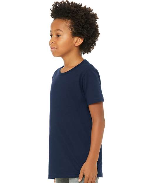 BELLA  CANVAS 3001Y Youth Jersey Tee - Side view