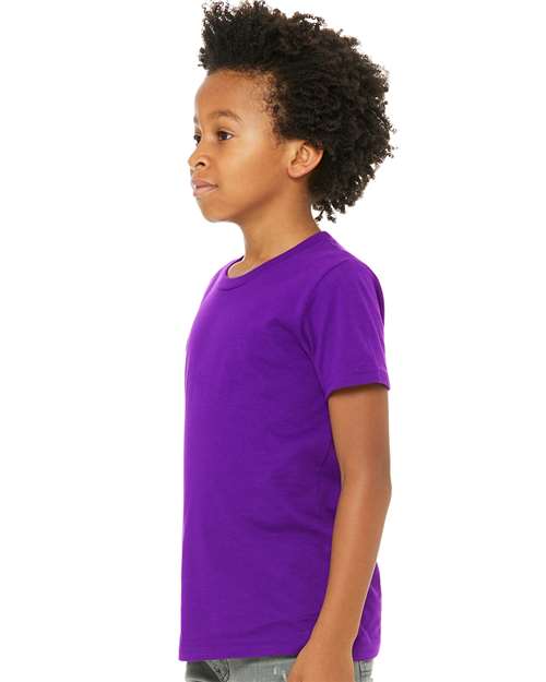 BELLA  CANVAS 3001Y Youth Jersey Tee - Side view