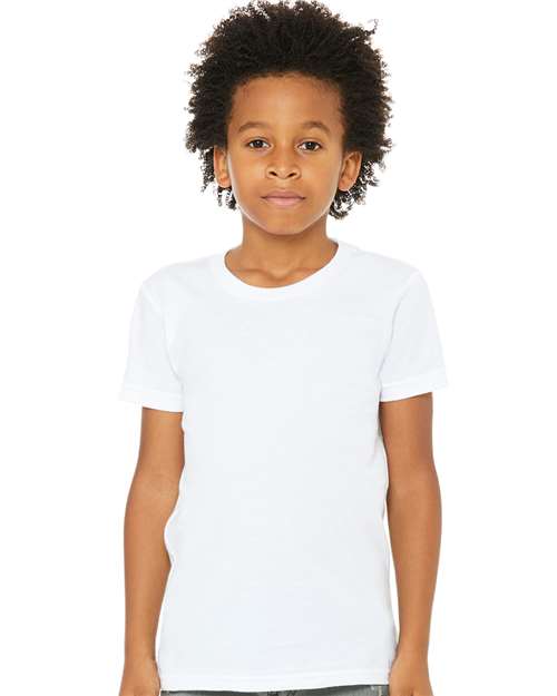 BELLA  CANVAS 3001Y Youth Jersey Tee - Front view