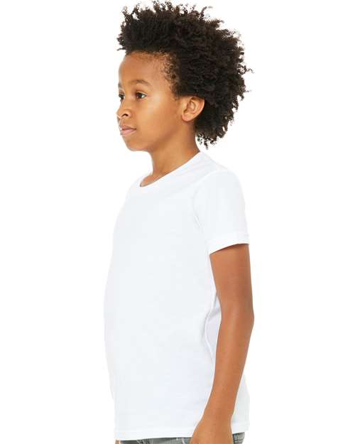 BELLA  CANVAS 3001Y Youth Jersey Tee - Side view