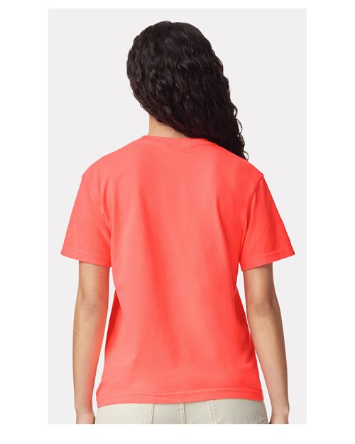 Comfort Colors 1717 Unisex Garment-Dyed Heavyweight T-Shirt - Back view