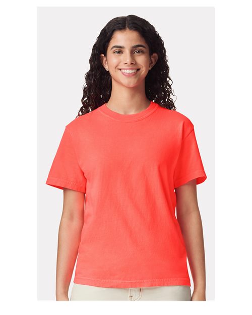 Comfort Colors 1717 Unisex Garment-Dyed Heavyweight T-Shirt - Front view