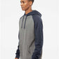 Independent Trading Co. IND40RP Unisex Raglan Hooded Sweatshirt - Side view