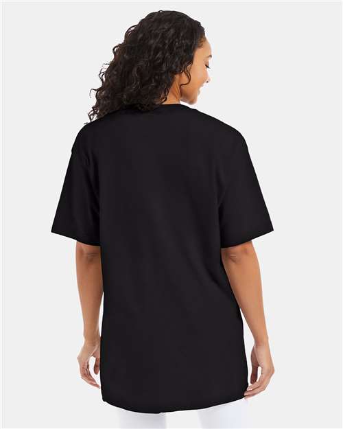 Hanes 518T Unisex Beefy-T? Tall T-Shirt - Back view