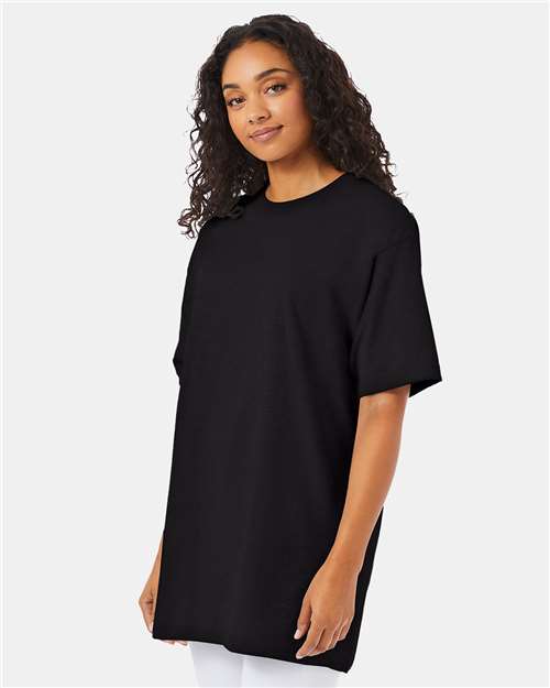Hanes 518T Unisex Beefy-T? Tall T-Shirt - Side view