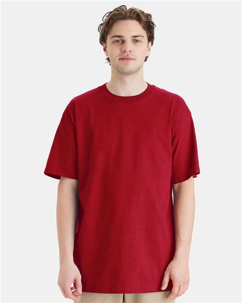 Hanes 518T Unisex Beefy-T? Tall T-Shirt - Front view