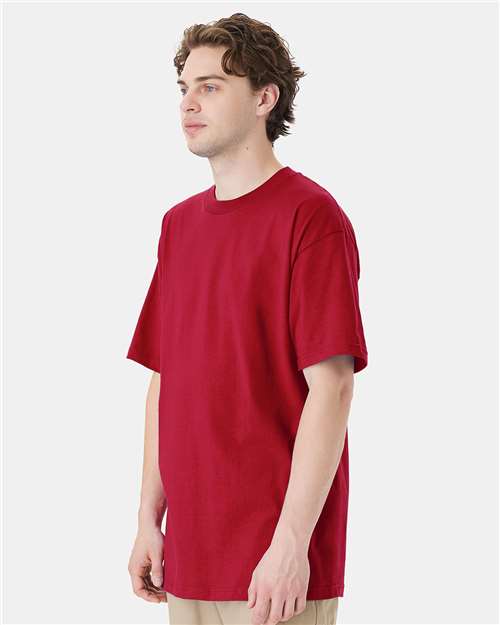 Hanes 518T Unisex Beefy-T? Tall T-Shirt - Side view