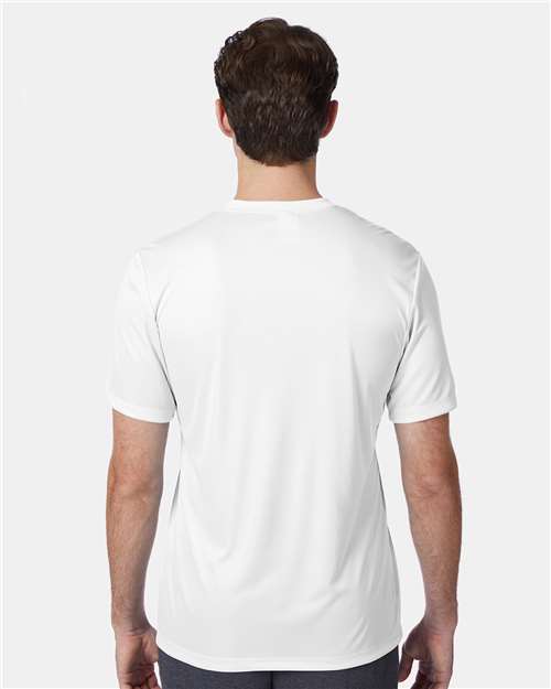 Hanes 4820 Men's B-Tech Cotton-Feel T-Shirt - Back view