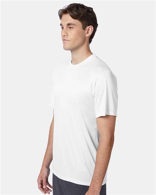 Hanes 4820 Men's B-Tech Cotton-Feel T-Shirt - Side view